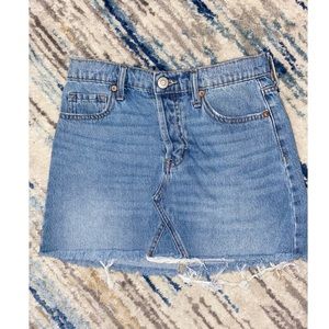 High rise jean skirt from Aeropostale